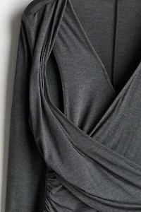MAMA Draped Nursing Dress