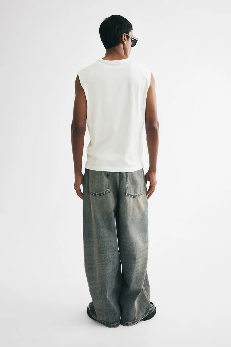 Regular-Fit Cotton Tank Top