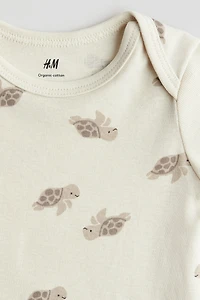 Maillot imprimé à encolure américaine