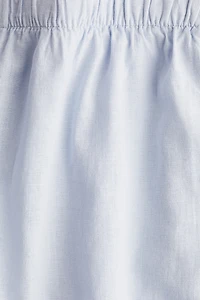 Linen-Blend Shorts