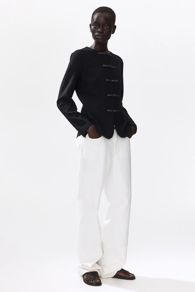 Knot-Button Jacket