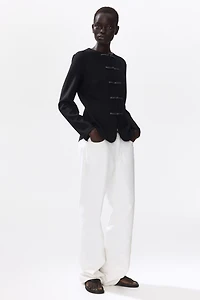 Knot-Button Jacket