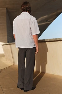 Chemise classique à manches courtes