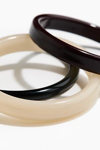 Lot de 3 bracelets jonc