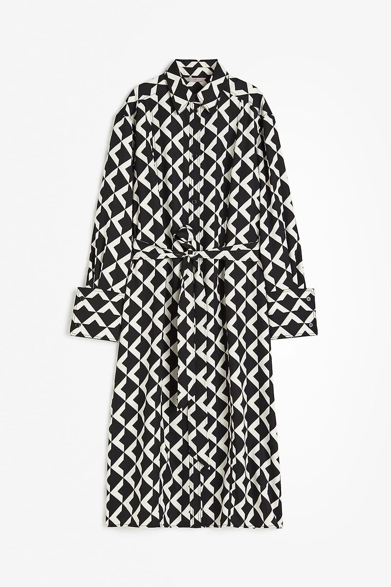 Tie-belt Shirt Dress