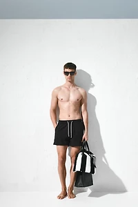 Seersucker Swim Shorts