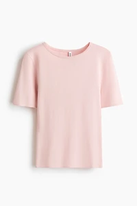 Fine-Knit T-Shirt