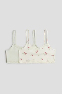 2-Pack Lace-Trimmed Crop Tops