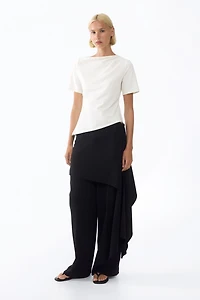 Draped Asymmetric Top