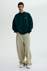 Oversized Printed Sweatshirt