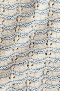 Pointelle-Knit Romper Suit