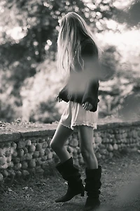 Pointelle-Knit Sweater