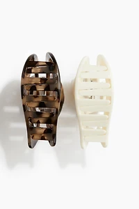 2-Pack Heart-Shaped Hair Claws