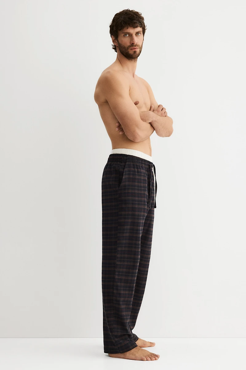 Relaxed-Fit Flannel Pants