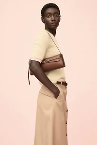 Knitted mohair-blend T-shirt