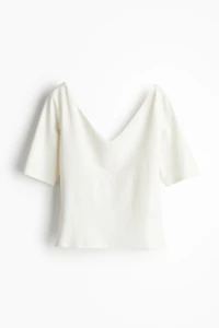 V-neck Jersey Top