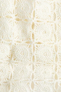 Crochet-Look Sleeveless Top