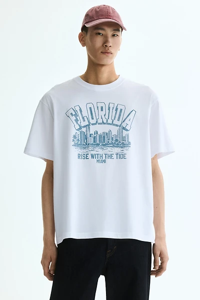 T-shirt imprimé Coupe Flottante