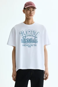 T-shirt imprimé Coupe Flottante