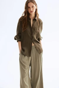 Crop Pull-on Pants