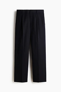 Relaxed-Fit Wool-Blend Tailored Pants
