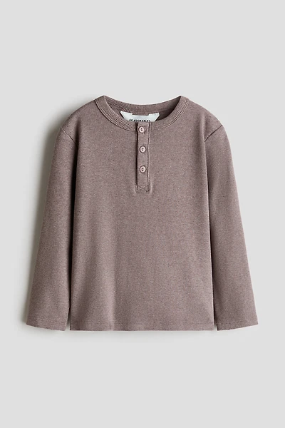 Cotton Henley Shirt