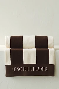 Striped Cotton Beach Towel