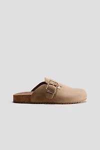 Charm-Detail Footbed Mules
