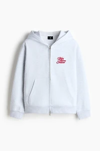 Loose-Fit Boxy Hooded Jacket