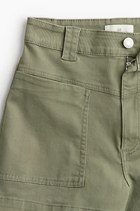 Twill Cargo Shorts