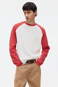 Regular-Fit Waffled Jersey Shirt