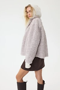 Oversized Teddy Fleece Jacket