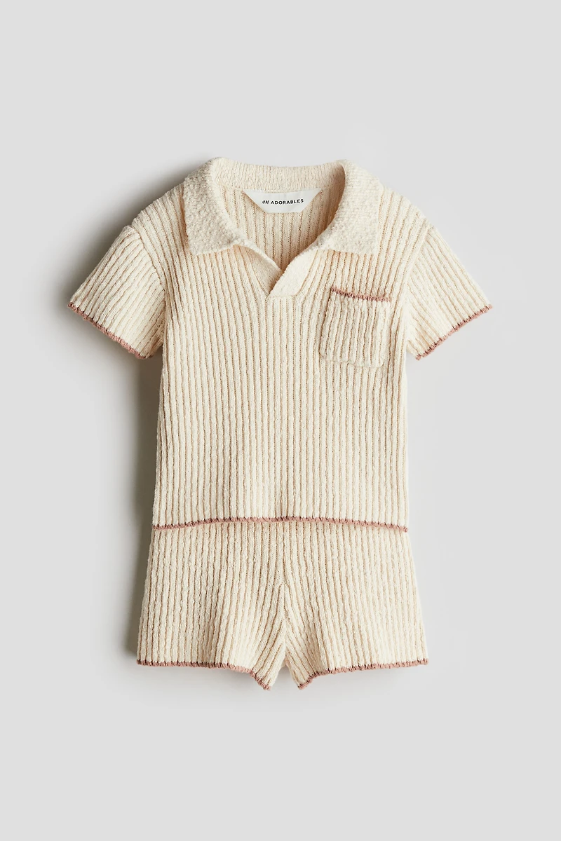 2-piece Bouclé-Knit Set