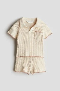 2-piece Bouclé-Knit Set