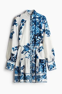 Robe avec ceinture à nouer