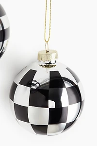 2-Pack Patterned Ornaments