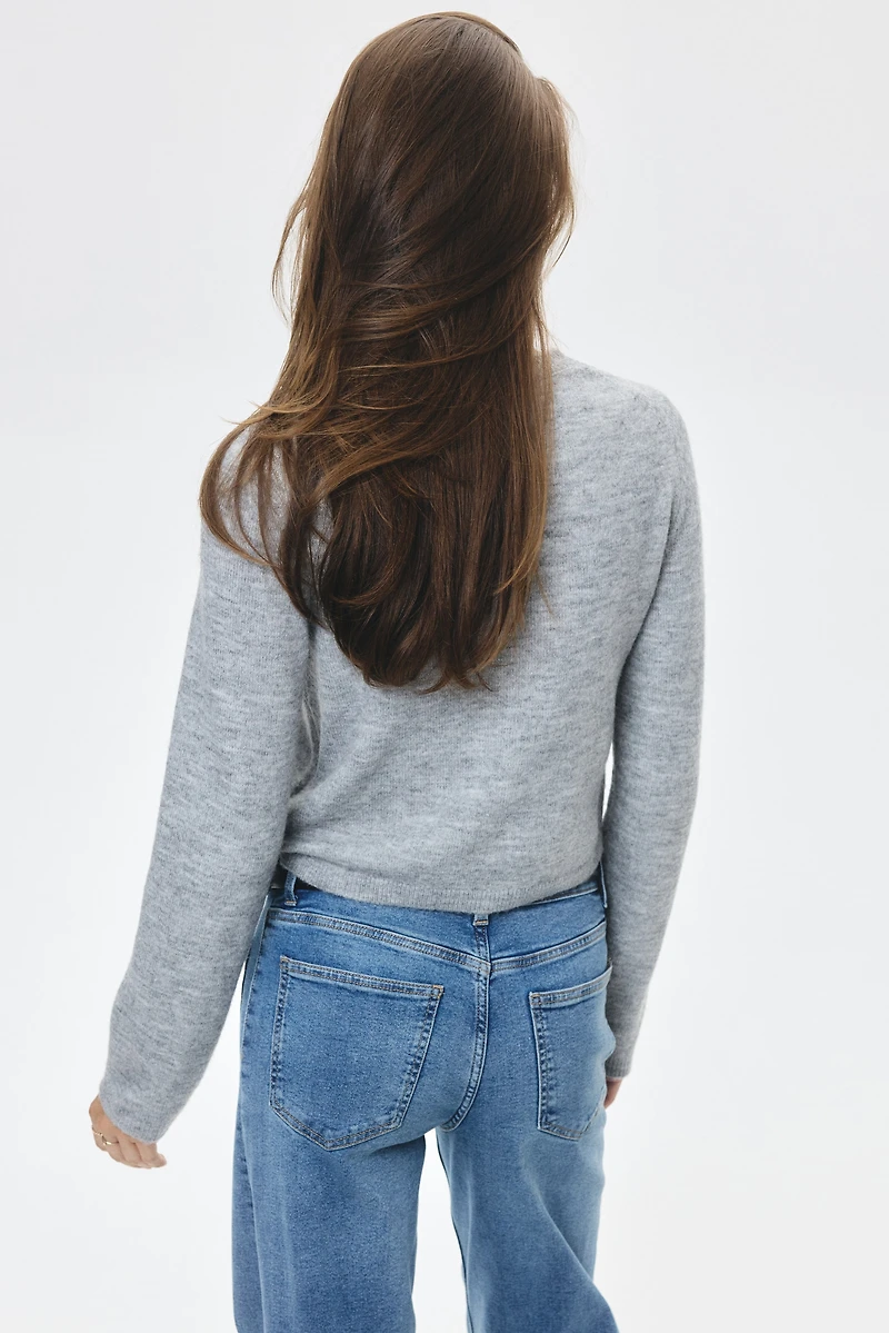 Gilet en tricot jacquard