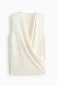 Sleeveless Wrap Top