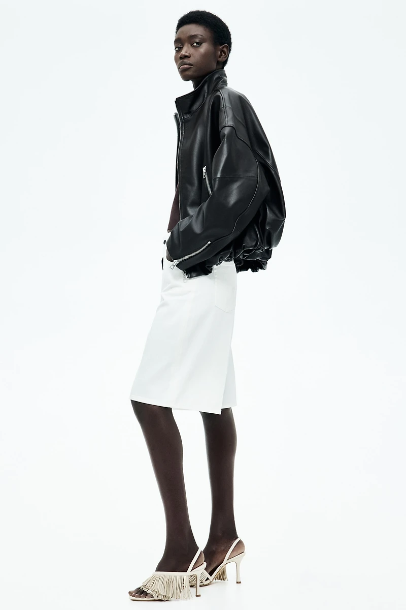 Denim Bermuda Shorts
