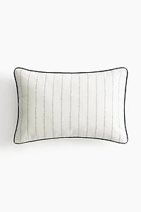 Linen-Blend Cushion Cover
