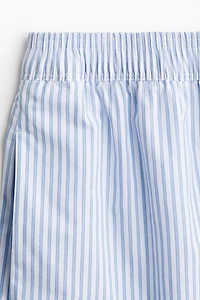 Short en popeline