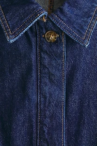 Defined-Waist Denim Shirt