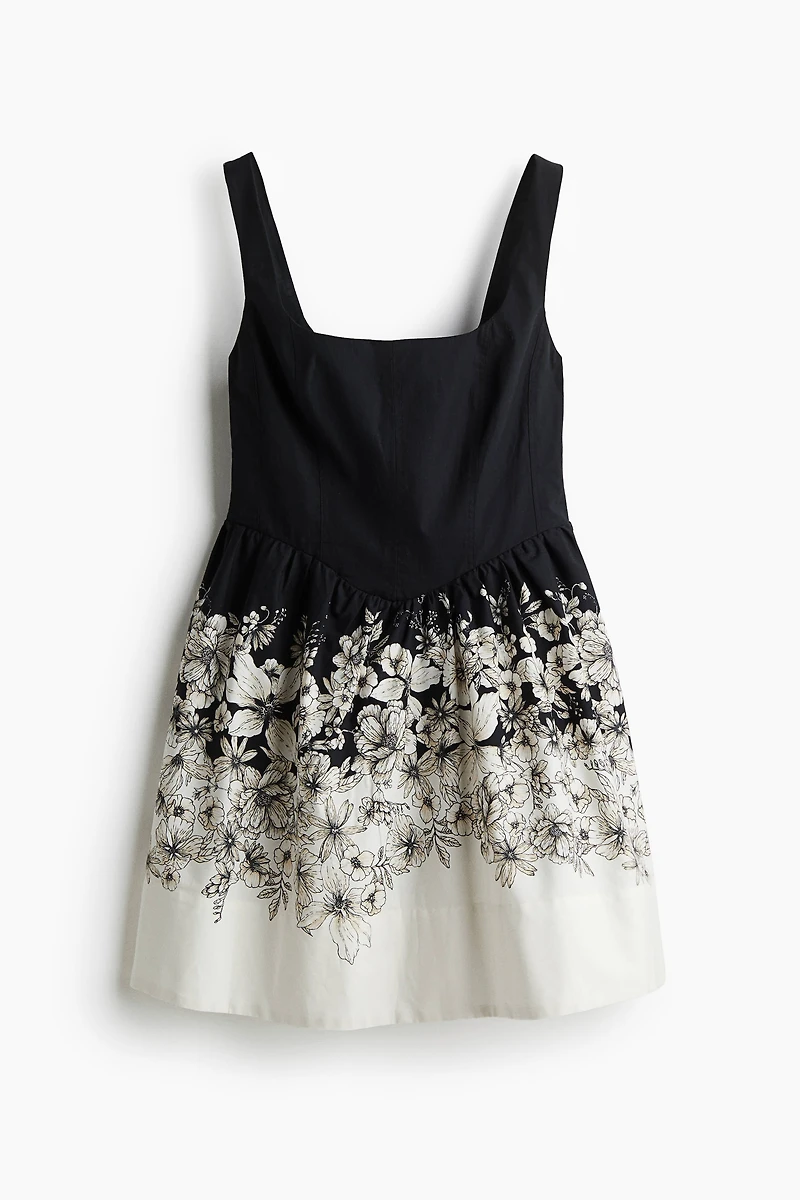 Dress with Flared Skirt