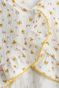 2-Piece Crinkled Cotton Set