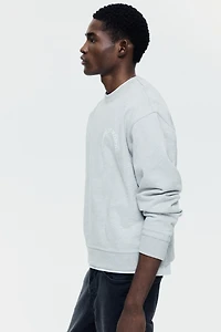 Loose-Fit Printed Sweatshirt