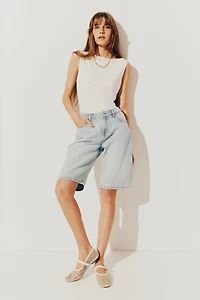 Short Bermuda classique en denim