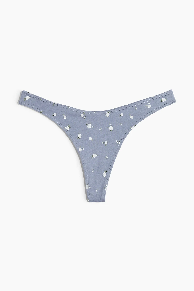 Lot de 5 culottes Thong en coton