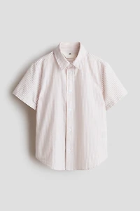 Short-Sleeved Cotton Shirt