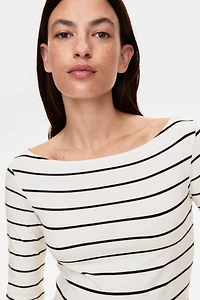 MAMA Boat-Neck Top