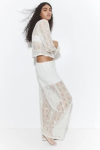 Hole-Patterned Pants